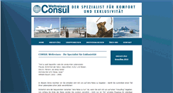 Desktop Screenshot of consul-weltreisen.de